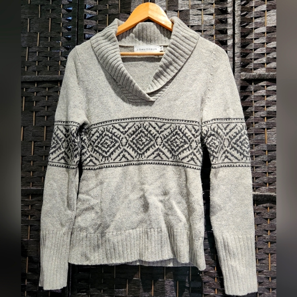 J Davidsson merino lambswool n cashmere pullover sweater